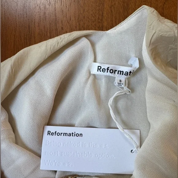 🍒SOLD🍒NWT reformation maja midi dress - Picture 3 of 4